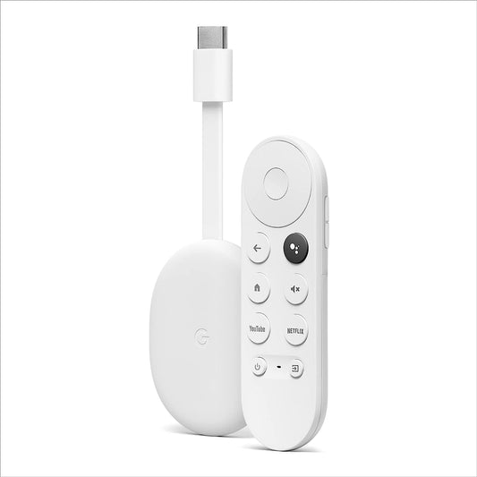 Chromecast with Google TV (HD) Snow – Streaming entertainment on your TV with voice search remote – Watch movies, shows, Netflix, NOWTV and more Style Name:HD Snow